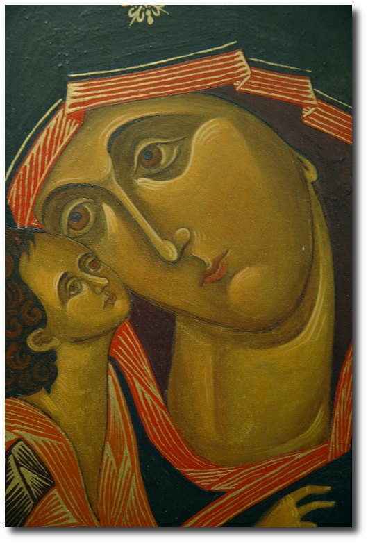 icon Donskaya detail