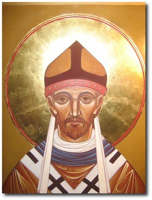 icon St Cedd Apostle of Essex detail