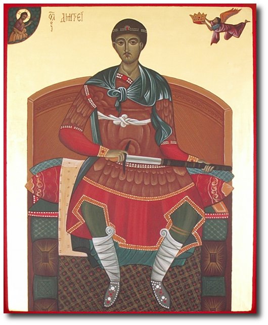 St Demetrios of Thessaloniki Enthroned