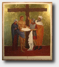 X Christ is stripped