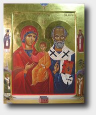 hodegetria with st nicholas